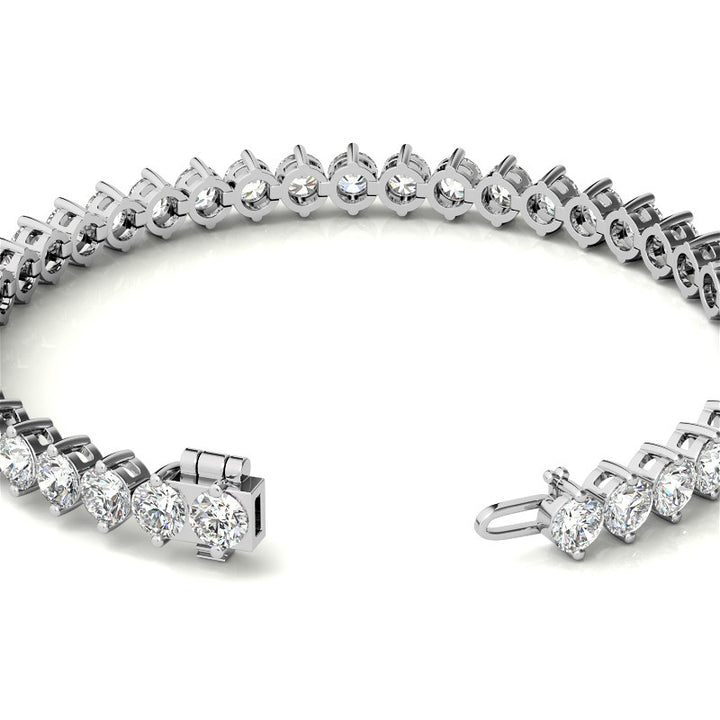 4mm Moissanite Bracelet 9.5ct - 11.8ct